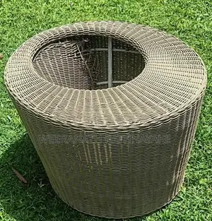Round Rattan Coffee Table