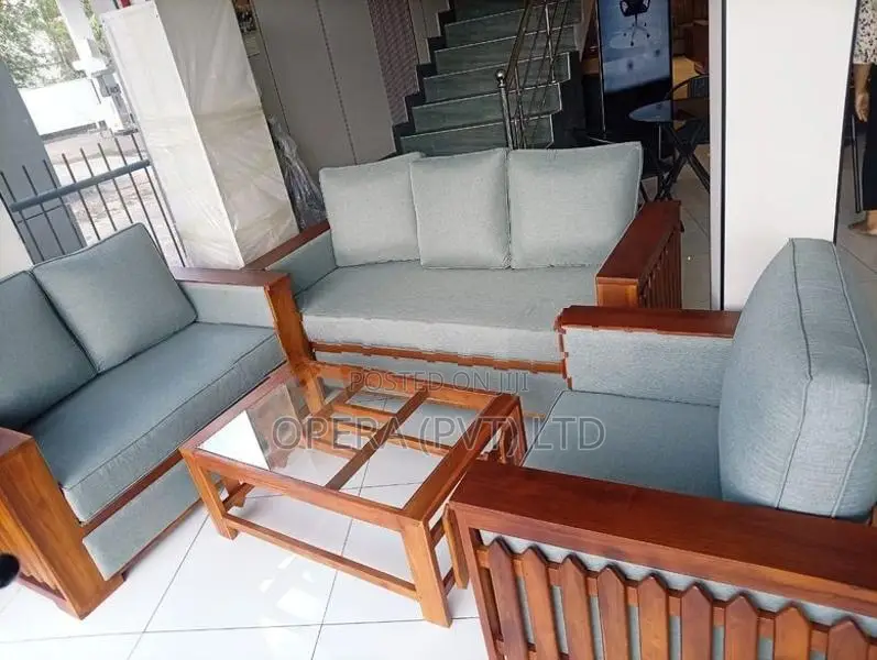 Teak Sofa Set 3+2+1