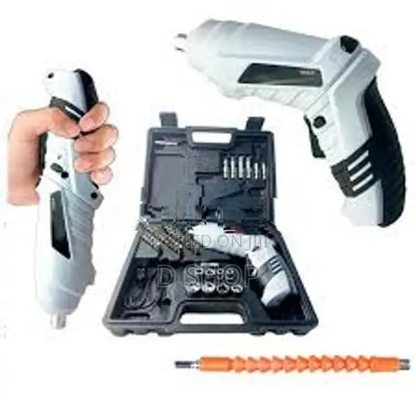 47 Pcs Tool Set Cordless Screwdriver Box
