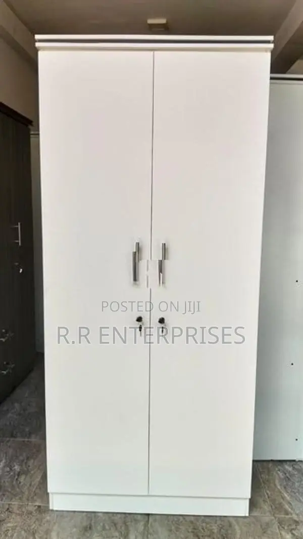 2 Door White Melamine Wardrobes