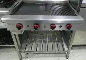 4 Burner Stainless Steal Gass Gridle
