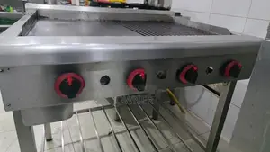 4 Burner Stainless Steal Gass Gridle
