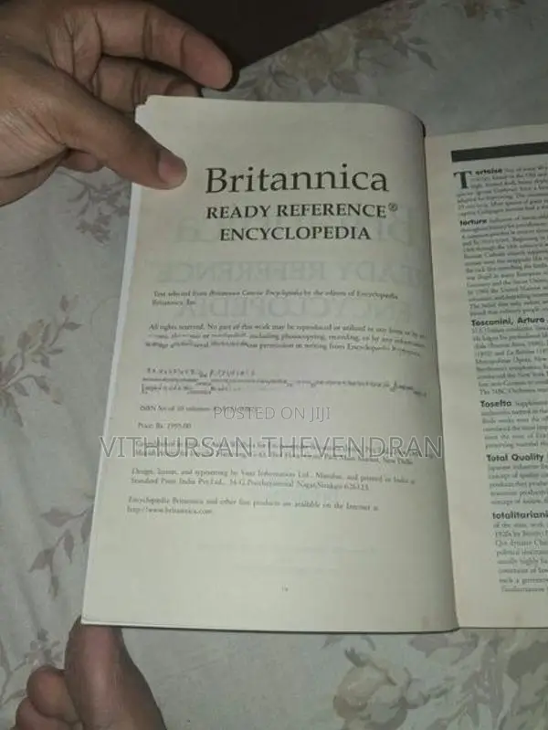 Britannica Ready Reference Encyclopedia Book Set