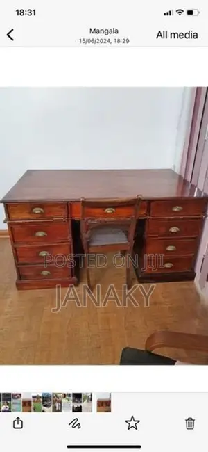 Antique Teak Office Table