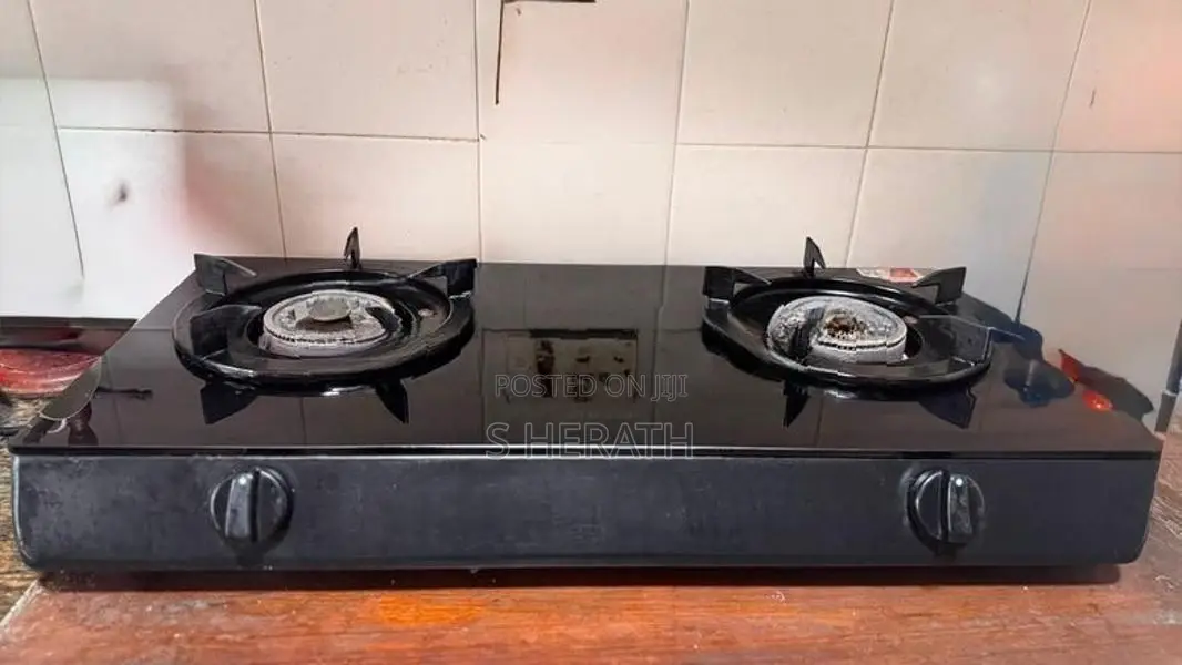 Singer Glass Top 2 Burner Gas Cooker with 12.5kg Litro Cylinder