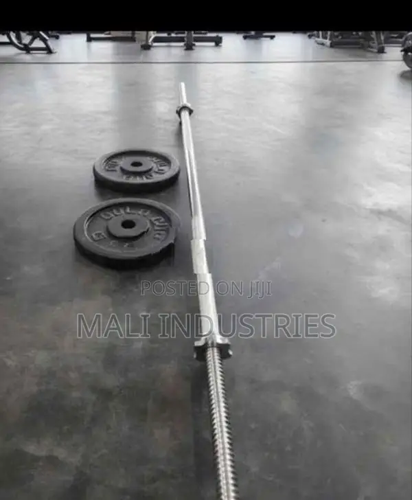 10kg Long Bar Dumbbell Set Weight Plate Workout