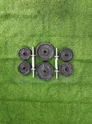 Brand New 20kg Metal Dumbbell Bar Set Weight