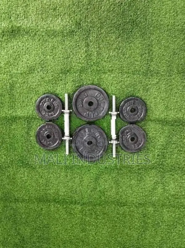 Brand New 20kg Metal Dumbbell Bar Set Weight