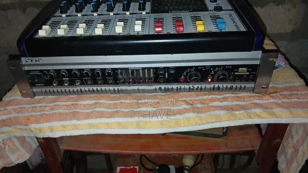 Nrs Double Top Speker with 400w Power Amplifier