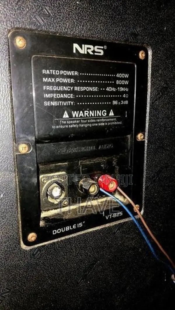 Nrs Double Top Speker with 400w Power Amplifier