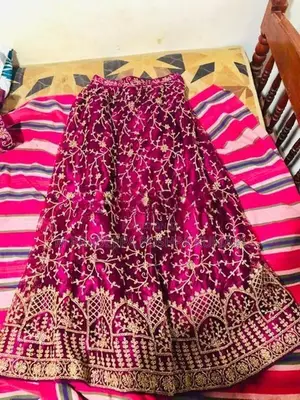 Purple Colour Lehenga