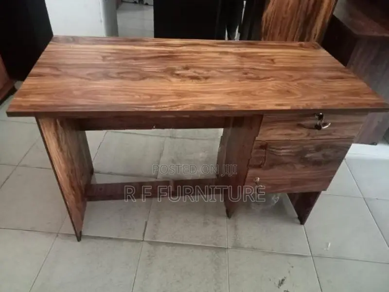 Melamine Writing Table with Cupboard 002