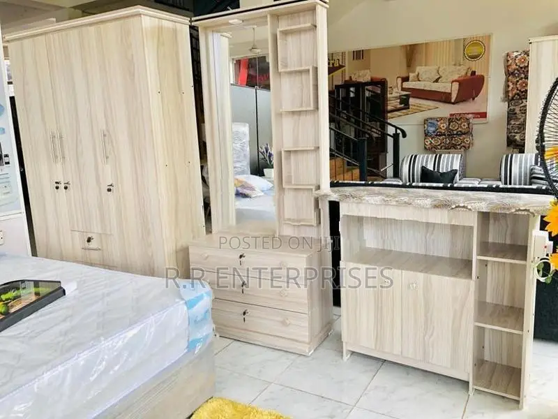 New Ash White (Package ). wardrobes /D.Table /.iron cupboard .