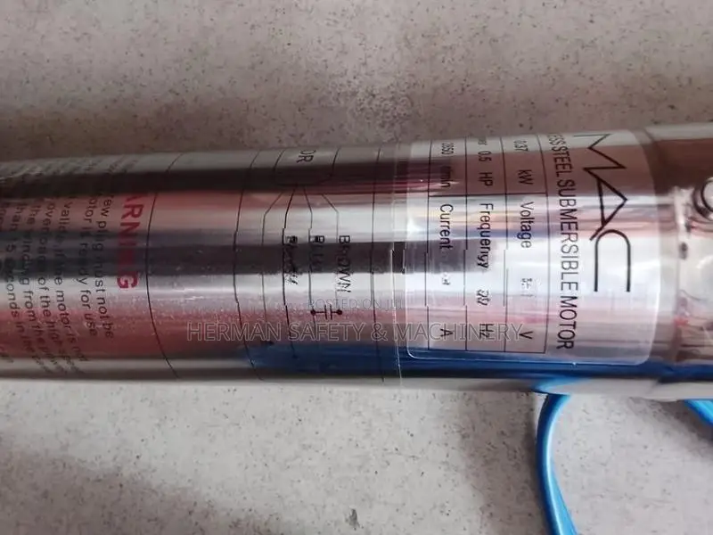 MAC Deep Well Pump (Model: 75QJD1-50-0.37) Herman PT 1146