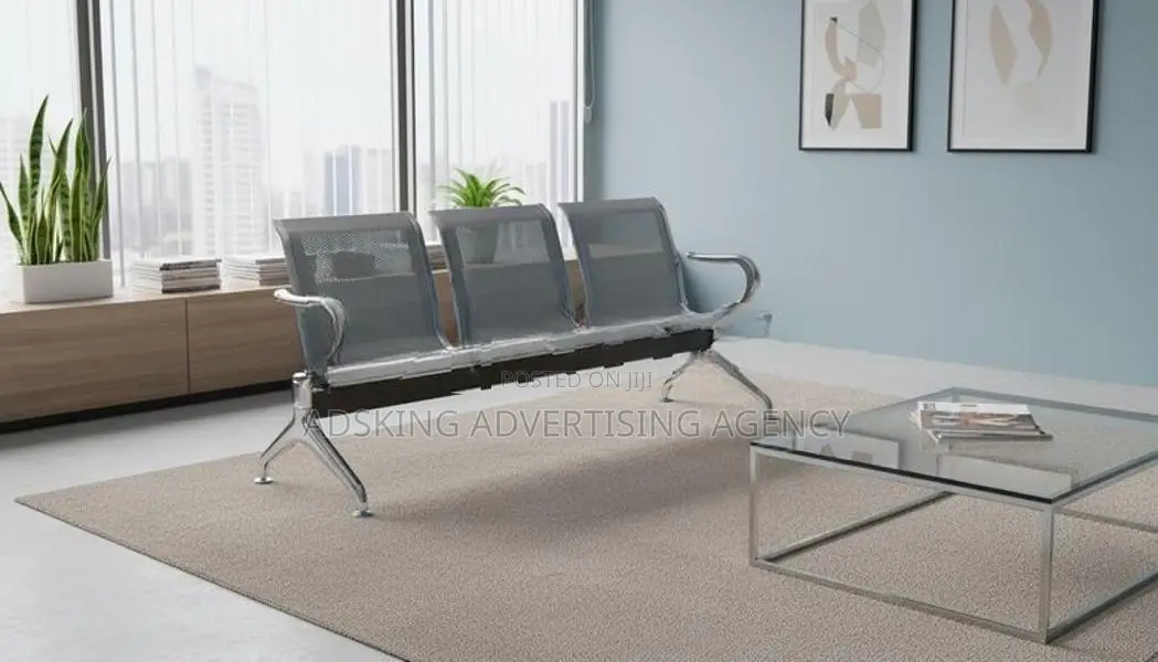 New Lobby 3 Seater Office Chair