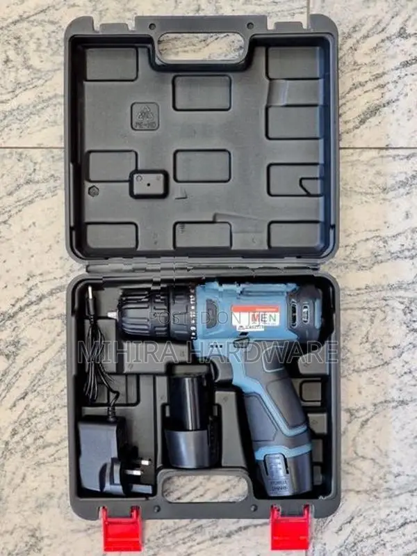 12V 10MM Men Cordless Battery Drill Screw Driver Screwdriver