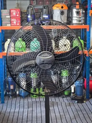 24" Heavy Duty Royal Black Pakistan Made 150 Watts Industrial Stand Fa