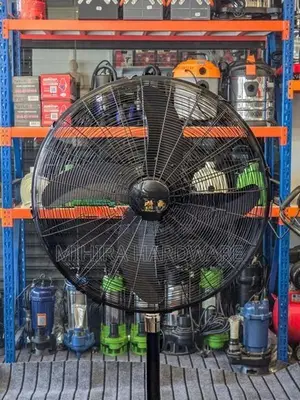 24" Heavy Duty Black Pakistan Made 150 Watts Industrial Stand Fan