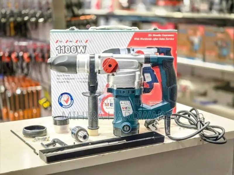 Men HW 2638 3 Functions 1100W Rotary Hammer Hilti Drill breaker Machin