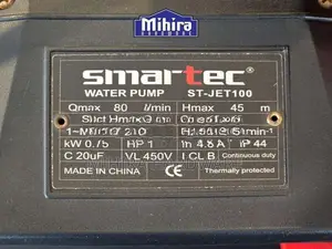 1Hp High head Smartec Jet 100 Water Pressure Booster Pump Tap Pipe Lin