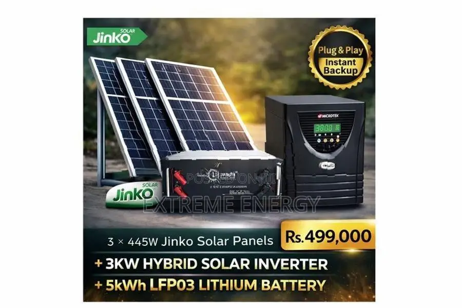 Plug & Play Solar Backup System 3kW – Rs.199,000