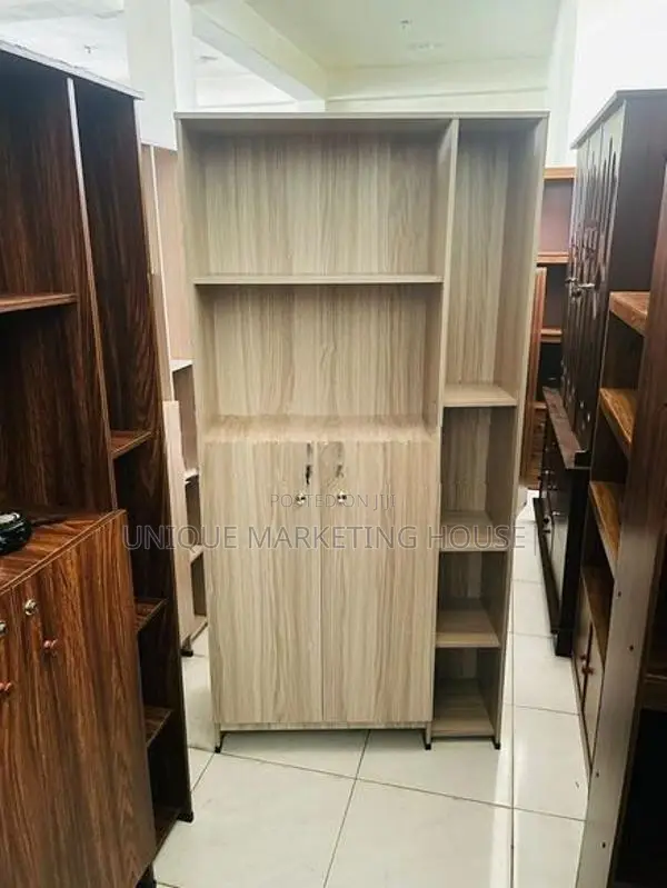 MODERN SIDE RACK 5FT BOOK CUPBOARDS
