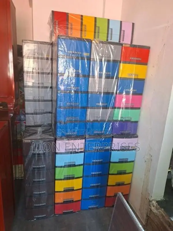6 Drawer Plastic Cupboards