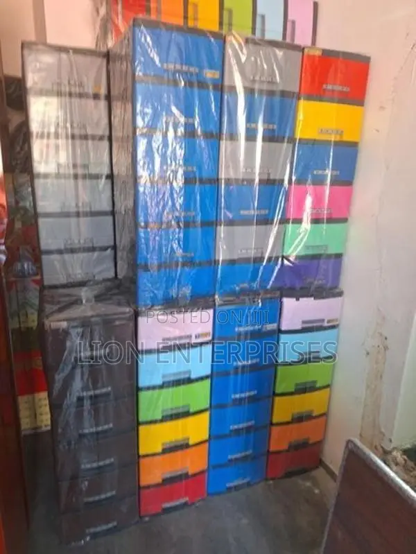 6 Drawer Plastic Cupboards