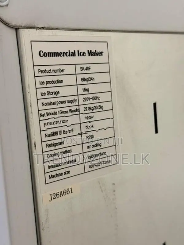 Industrial Ice Cube Machine 40KG