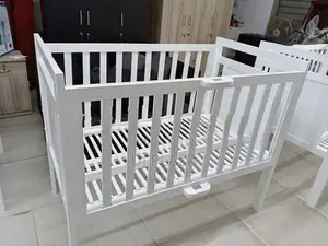 baby cot white 4x2