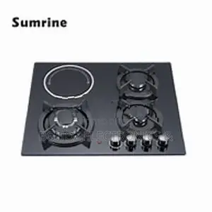 Euro (Turkey) Cooker Hob 3 Gas Burner + 1 Infrared Tempered Glass