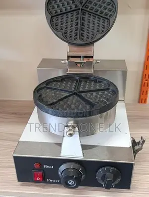 Industrial Heart Shape Round Waffle Baker