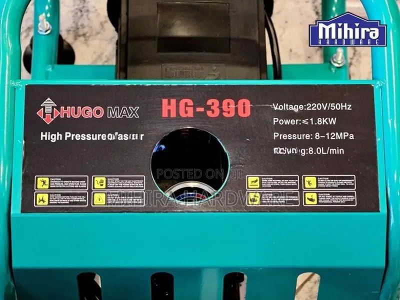 High Pressure Washer Machine Hugo Max HG-390 Car Washing Gun Pump