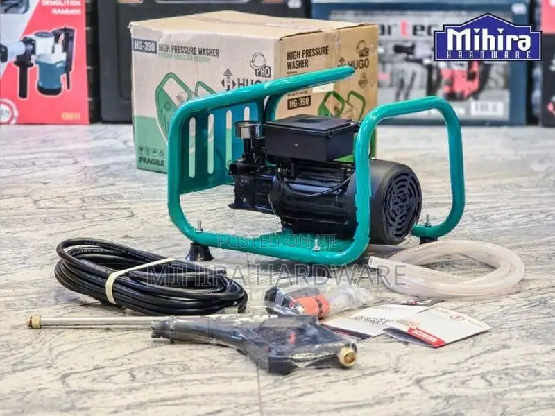 High Pressure Washer Machine Hugo Max HG-390 Car Washing Gun Pump