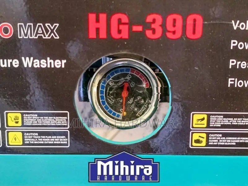 High Pressure Washer Machine Hugo Max HG-390 Car Washing Gun Pump