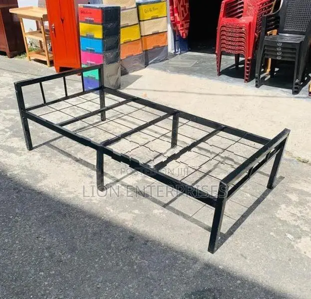 Steel single beds 6×3