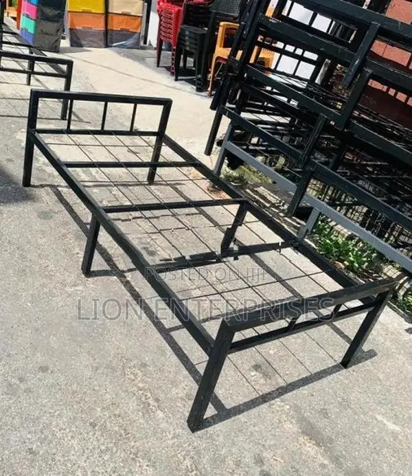 Steel single beds 6×3
