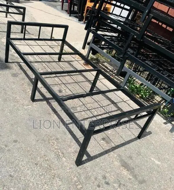 Steel single beds 6×3