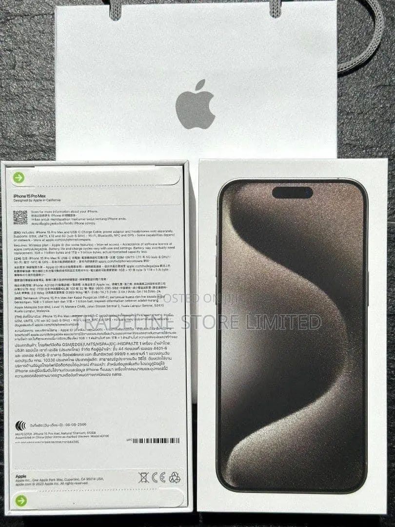 New Apple iPhone 15 Pro Max 1 TB Purple