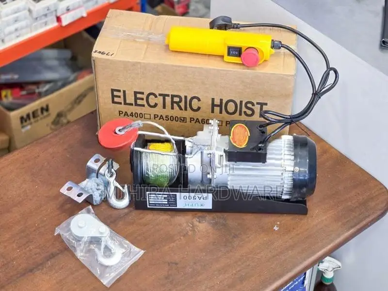 500KG 20M Cable Hoist Machine 900W Electric Motor
