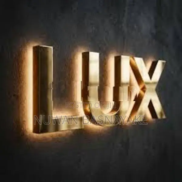Luxury LED Name Board Designs