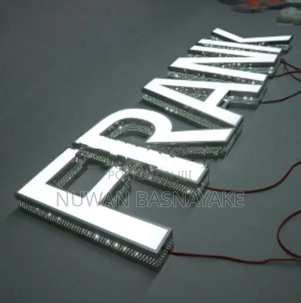 Elegant Mesh Letter Designs for Shops