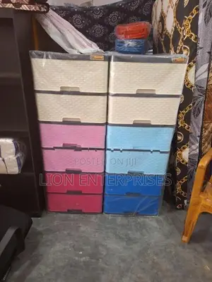 6 Drawer plastic cupboards