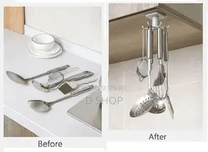 Multi Function Rotary Hook - 360 Degree Rotating Stickable