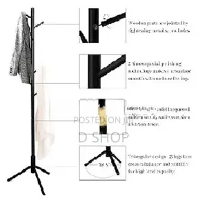 Entrance Coat - Hat & Rack White
