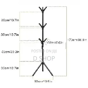 Entrance Coat - Hat & Rack White