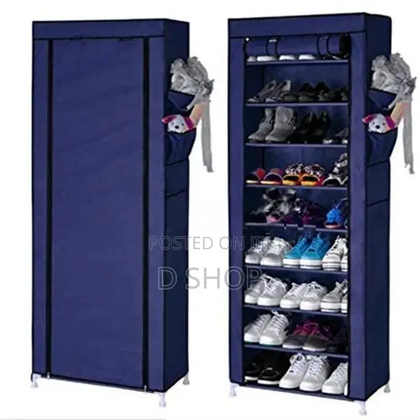 9 Layer - Cloth Cover up Shoe Rack 5' feet Height