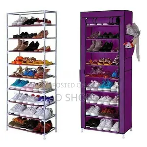 9 Layer - Cloth Cover up Shoe Rack 5' feet Height