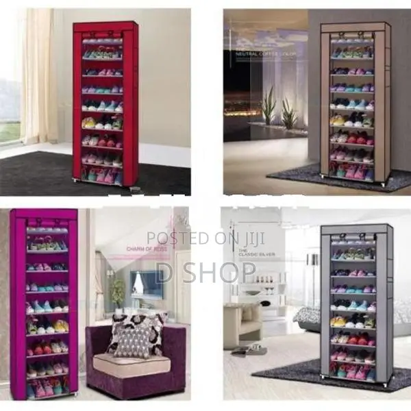 9 Layer - Cloth Cover up Shoe Rack 5' feet Height