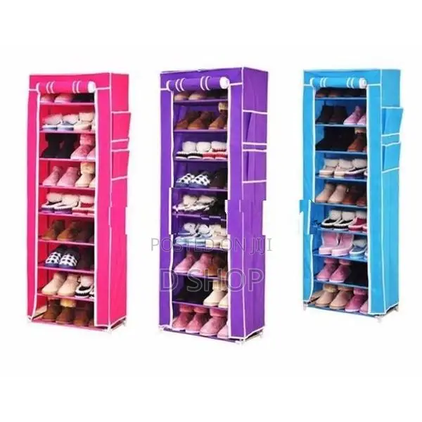 9 Layer - Cloth Cover up Shoe Rack 5' feet Height